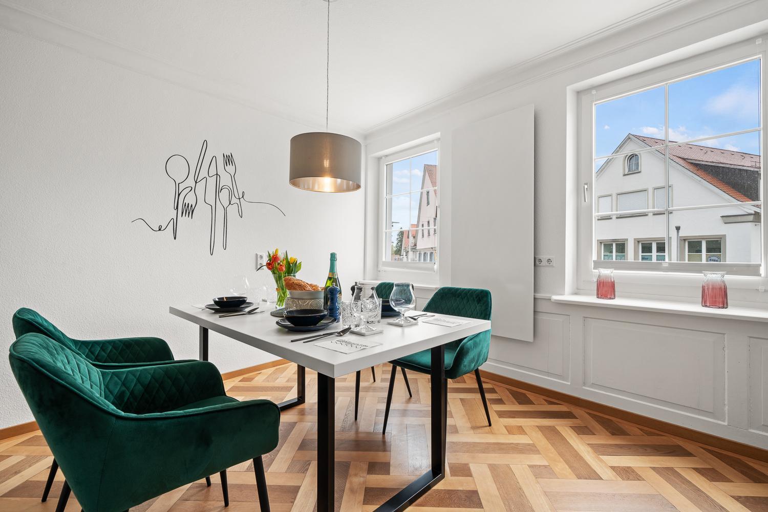 Velvet Ein Haus Mit Geschichte Im Herzen Tettnangs Messe Friedrichshafen Apartment ภายนอก รูปภาพ